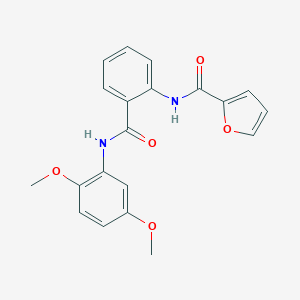 N-{2-[(2,5-dimethoxyanilino)carbonyl]phenyl}-2-furamide