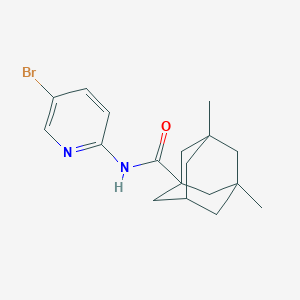 molecular formula C18H23BrN2O B4363094 N-(5-BROMO-2-PYRIDYL)-3,5-DIMETHYL-1-ADAMANTANECARBOXAMIDE 