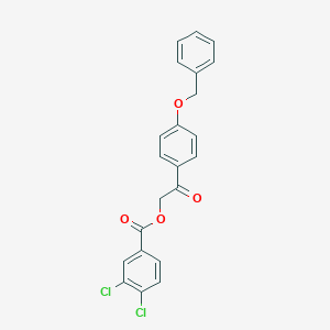 2-[4-(Benzyloxy)phenyl]-2-oxoethyl 3,4-dichlorobenzoate