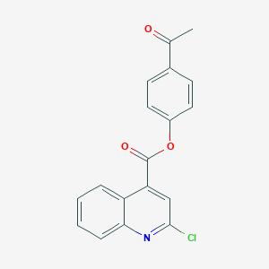 4-Acetylphenyl 2-chloroquinoline-4-carboxylate