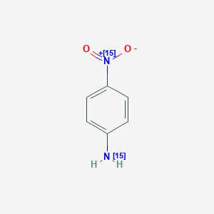 molecular formula C6H6N2O2 B043637 4-Nitroaniline-15N2 CAS No. 119516-81-3