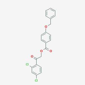 2-(2,4-Dichlorophenyl)-2-oxoethyl 4-(benzyloxy)benzoate