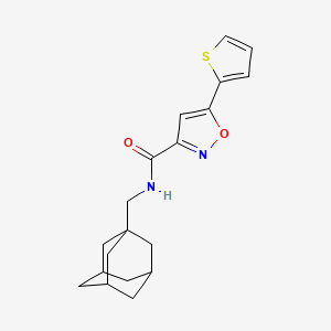 N-(1-adamantylmethyl)-5-(2-thienyl)-3-isoxazolecarboxamide