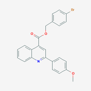 4-Bromobenzyl 2-(4-methoxyphenyl)-4-quinolinecarboxylate