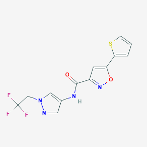 5-(2-thienyl)-N-[1-(2,2,2-trifluoroethyl)-1H-pyrazol-4-yl]-3-isoxazolecarboxamide