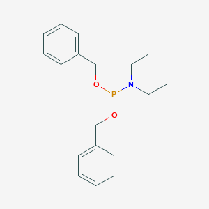molecular formula C18H24NO2P B043643 二苄基二乙基氨基膦酸酯 CAS No. 67746-43-4