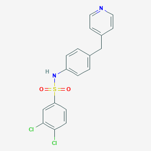 3,4-dichloro-N-[4-(4-pyridinylmethyl)phenyl]benzenesulfonamide