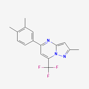 5-(3,4-dimethylphenyl)-2-methyl-7-(trifluoromethyl)pyrazolo[1,5-a]pyrimidine