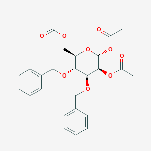 molecular formula C26H30O9 B043649 1,2,6-三-O-乙酰基-3,4-二-O-苄基-α-D-甘露吡喃糖 CAS No. 65827-57-8