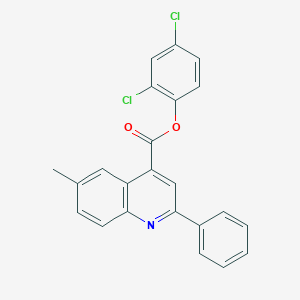 2,4-Dichlorophenyl 6-methyl-2-phenyl-4-quinolinecarboxylate