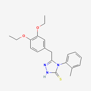 5-(3,4-diethoxybenzyl)-4-(2-methylphenyl)-4H-1,2,4-triazole-3-thiol