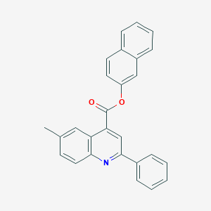 2-Naphthyl 6-methyl-2-phenyl-4-quinolinecarboxylate