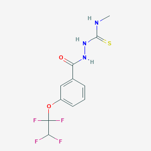 N-methyl-2-[3-(1,1,2,2-tetrafluoroethoxy)benzoyl]hydrazinecarbothioamide