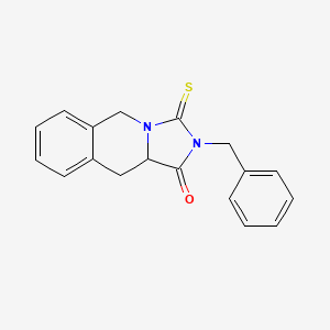 2-benzyl-3-thioxo-2,3,10,10a-tetrahydroimidazo[1,5-b]isoquinolin-1(5H)-one