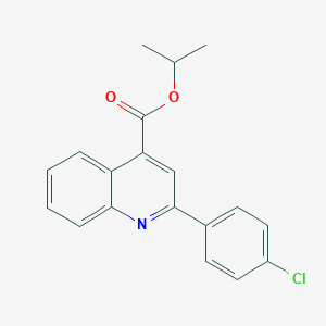 Isopropyl 2-(4-chlorophenyl)-4-quinolinecarboxylate