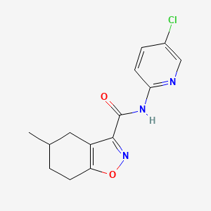 N-(5-chloro-2-pyridinyl)-5-methyl-4,5,6,7-tetrahydro-1,2-benzisoxazole-3-carboxamide