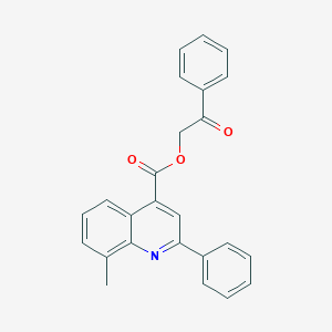 2-Oxo-2-phenylethyl 8-methyl-2-phenyl-4-quinolinecarboxylate