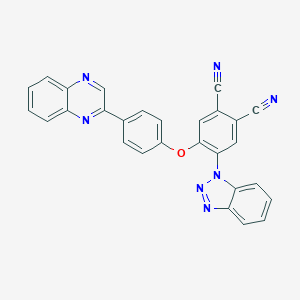 4-(1H-1,2,3-benzotriazol-1-yl)-5-[4-(2-quinoxalinyl)phenoxy]phthalonitrile