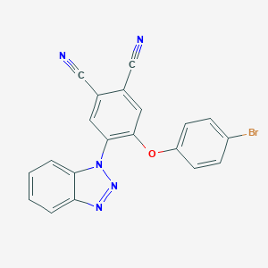 4-(1H-1,2,3-benzotriazol-1-yl)-5-(4-bromophenoxy)phthalonitrile