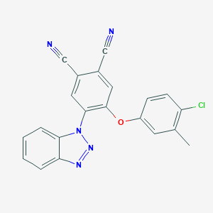 4-(1H-1,2,3-benzotriazol-1-yl)-5-(4-chloro-3-methylphenoxy)phthalonitrile