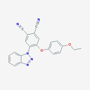 4-(1H-1,2,3-benzotriazol-1-yl)-5-(4-ethoxyphenoxy)phthalonitrile