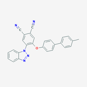 4-(1H-1,2,3-benzotriazol-1-yl)-5-[(4'-methyl[1,1'-biphenyl]-4-yl)oxy]phthalonitrile