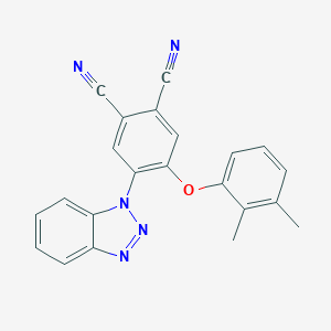 4-(1H-1,2,3-benzotriazol-1-yl)-5-(2,3-dimethylphenoxy)phthalonitrile