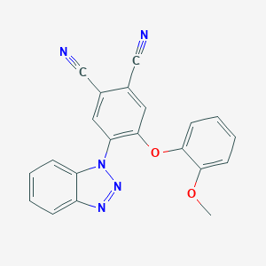 4-(1-Benzotriazolyl)-5-(2-methoxyphenoxy)benzene-1,2-dicarbonitrile