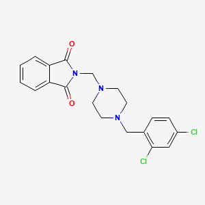 2-{[4-(2,4-dichlorobenzyl)-1-piperazinyl]methyl}-1H-isoindole-1,3(2H)-dione