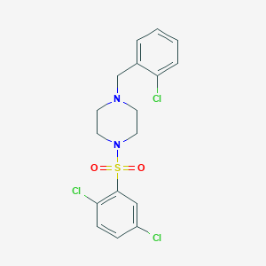 1-(2-chlorobenzyl)-4-[(2,5-dichlorophenyl)sulfonyl]piperazine