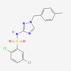 2,5-dichloro-N-[1-(4-methylbenzyl)-1H-1,2,4-triazol-3-yl]benzenesulfonamide