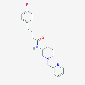 4-(4-fluorophenyl)-N-[1-(2-pyridinylmethyl)-3-piperidinyl]butanamide