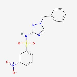 N-(1-benzyl-1H-1,2,4-triazol-3-yl)-3-nitrobenzenesulfonamide