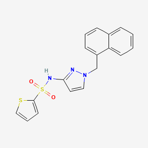 N-[1-(1-naphthylmethyl)-1H-pyrazol-3-yl]-2-thiophenesulfonamide