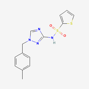 N-[1-(4-methylbenzyl)-1H-1,2,4-triazol-3-yl]-2-thiophenesulfonamide