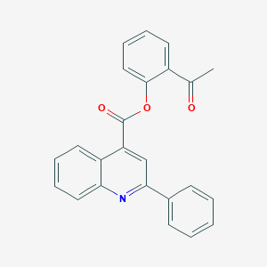 2-Acetylphenyl 2-phenyl-4-quinolinecarboxylate