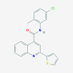 N-(5-chloro-2-methylphenyl)-2-(2-thienyl)-4-quinolinecarboxamide