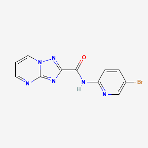 N-(5-bromo-2-pyridinyl)[1,2,4]triazolo[1,5-a]pyrimidine-2-carboxamide