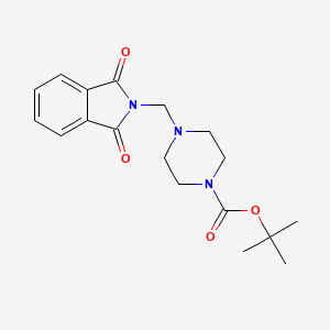 molecular formula C18H23N3O4 B4367763 tert-butyl 4-[(1,3-dioxo-1,3-dihydro-2H-isoindol-2-yl)methyl]-1-piperazinecarboxylate 