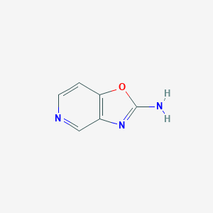 molecular formula C6H5N3O B043678 恶唑并[4,5-c]吡啶-2-胺 CAS No. 114498-55-4