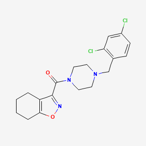 3-{[4-(2,4-dichlorobenzyl)-1-piperazinyl]carbonyl}-4,5,6,7-tetrahydro-1,2-benzisoxazole