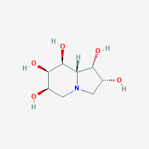 molecular formula C8H15NO5 B043681 6,7-二羟基斯歪因索宁 CAS No. 144367-16-8