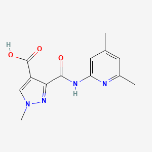 3-{[(4,6-dimethyl-2-pyridinyl)amino]carbonyl}-1-methyl-1H-pyrazole-4-carboxylic acid