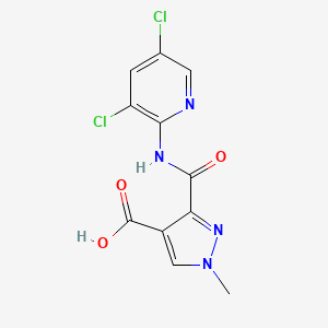 3-{[(3,5-dichloro-2-pyridinyl)amino]carbonyl}-1-methyl-1H-pyrazole-4-carboxylic acid