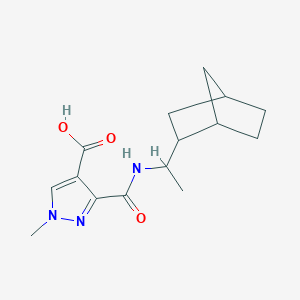 3-{[(1-bicyclo[2.2.1]hept-2-ylethyl)amino]carbonyl}-1-methyl-1H-pyrazole-4-carboxylic acid