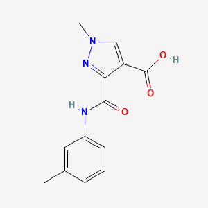 1-methyl-3-{[(3-methylphenyl)amino]carbonyl}-1H-pyrazole-4-carboxylic acid