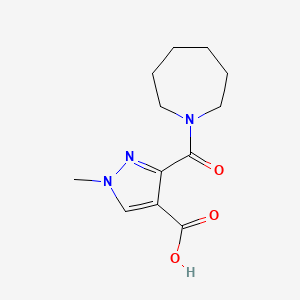 3-(1-azepanylcarbonyl)-1-methyl-1H-pyrazole-4-carboxylic acid