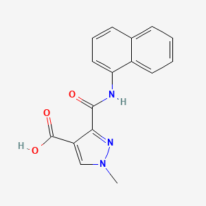 1-methyl-3-[(1-naphthylamino)carbonyl]-1H-pyrazole-4-carboxylic acid