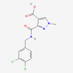 3-{[(3,4-dichlorobenzyl)amino]carbonyl}-1-methyl-1H-pyrazole-4-carboxylic acid