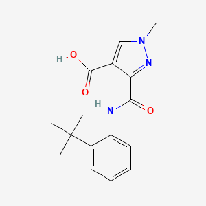 3-{[(2-tert-butylphenyl)amino]carbonyl}-1-methyl-1H-pyrazole-4-carboxylic acid